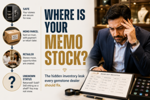 memo tracking for gemstone dealers
